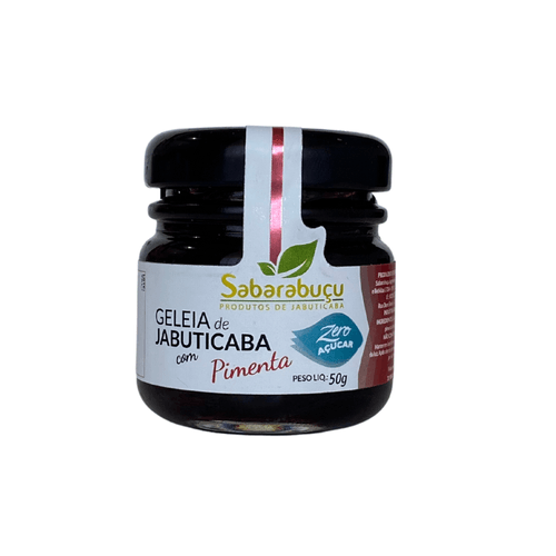 Kit Miniaturas com 4 Geleias de Jabuticaba Zero Açúcar 50g - Sabarabuçu - Peso total 200g