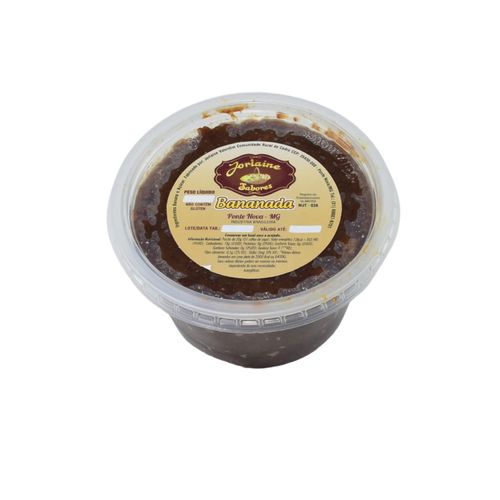 Bananada pastosa pote - Jorlaine Sabores - 650g