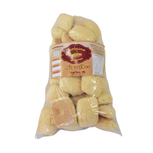 Sequilhos de coco pacote - Jorlaine Sabores - 1 kg