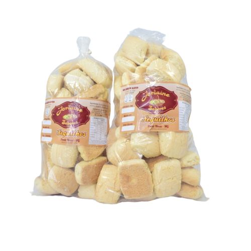 Sequilhos de coco pacote - Jorlaine Sabores - 500g