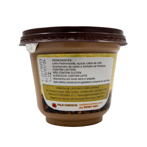 Doce de Leite Tradicional e Doce de Leite com Café - Dom Coimbra - 12 unidades de 400g - PREMIADO