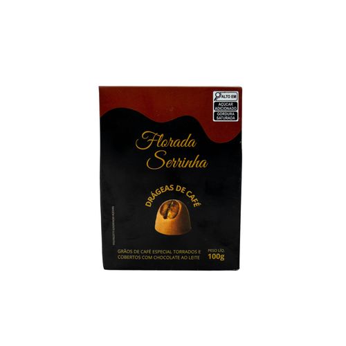 Drágeas de Café Especial com Cobertura de Chocolate ao Leite - Florada Serrinha Cafés Especiais - 100g