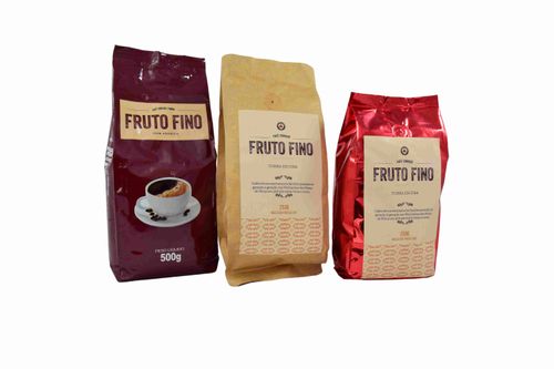 Café Torrado e Moído 100% arábica - Café Fruto Fino - 500g