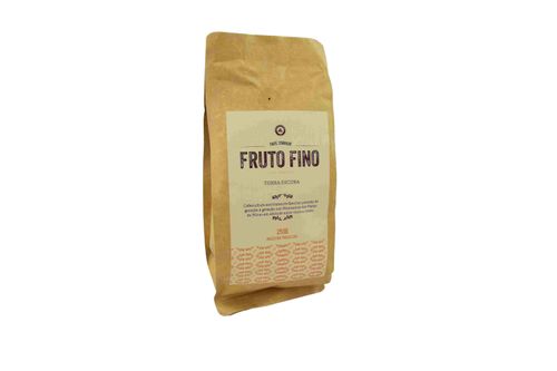 Café Torrado em Grãos 100% arábica - Torra escura - Café Fruto Fino 250g