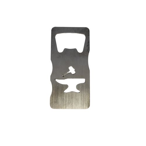 Abridor de Garrafas Artesanal em aço inox, fabricado à mão - Faca Mineira