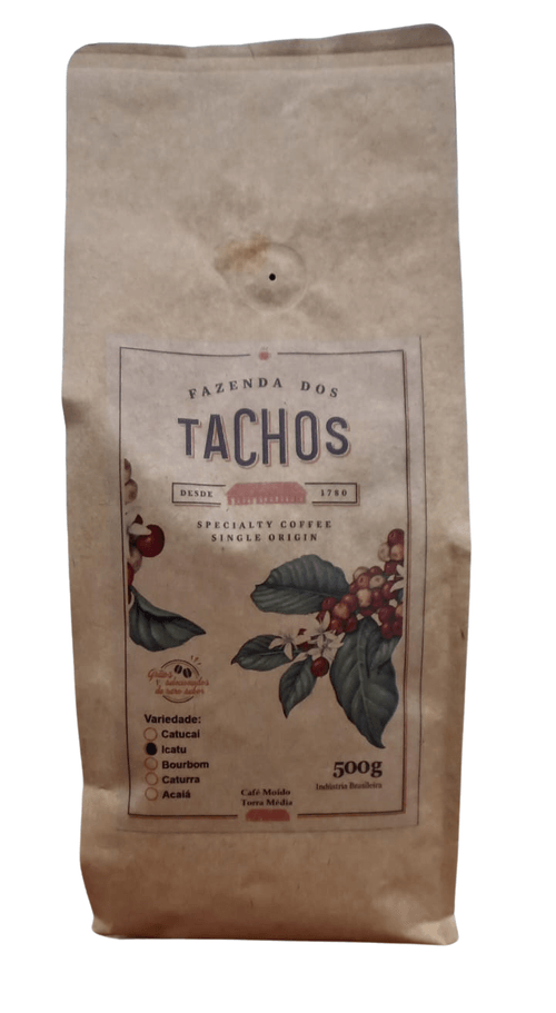 Café Especial Torrado e Moído 100% arábica, Specialty Coffee - Café Fazenda dos Tachos - 500g