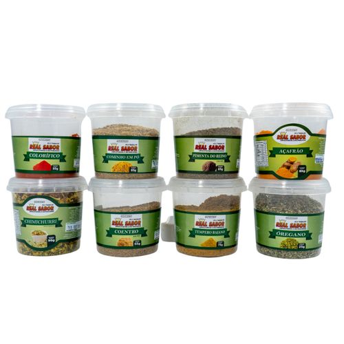 Pimenta do Reino - Temperos Real Sabor - Fardo com 12 potes de 85g cada