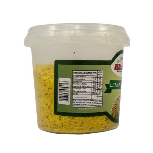 Tempero Lemon Pepper - Temperos Real Sabor - Fardo com 12 potes de 90g cada