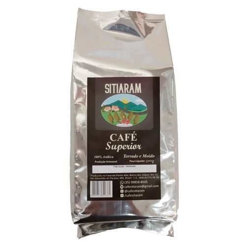 Café Superior Artesanal Minas Torrado e Moído, 100% arábica - Sitiaram Cafés - 500g