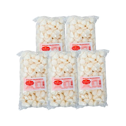 Suspiro caseiro sabor raspas de limão  - Bem Me Quer Doces e Suspiros kit 5 pacotes de 150g