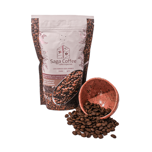Café Especial Torrado em Grãos, 100% arábica, Lote Chocolatudo - Saga Cafés - 250g