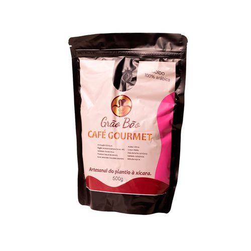 Café Gourmet torrado e moído - 100% arábica - Café Grão Bão - 500g