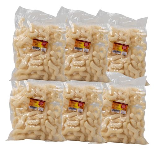 Kit com 6 pacotes de biscoitos de polvilho caseiro - Zilda Brejaúba - TRADICIONAL - 180g cada - total 1,08kg