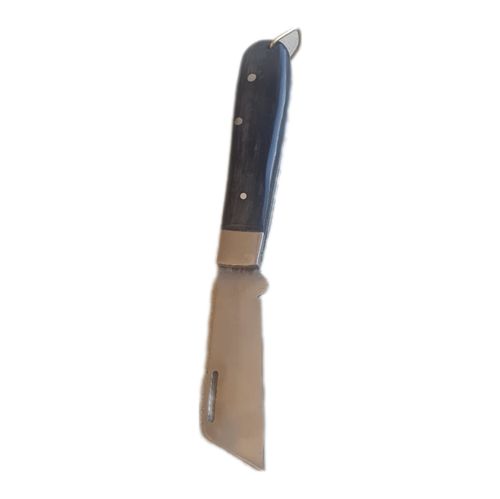 Canivete Artesanal Tradicional Pica Fumo - Lâmina de 3" em Aço Carbono 1084 Feito a mão - Cabo Chifre de Boi - Faca Mineira