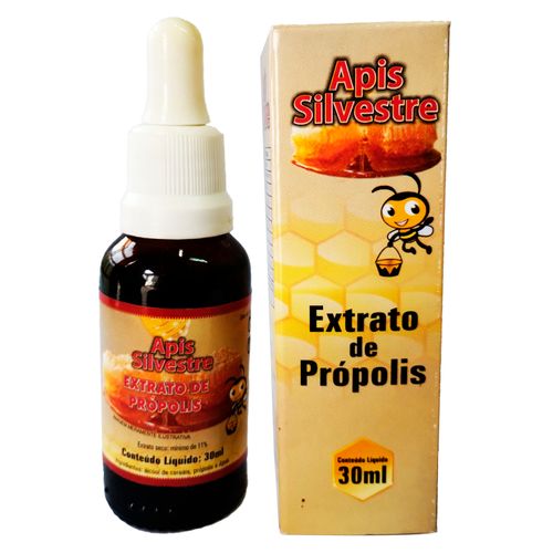 Extrato de Própolis de Abelha Silvestre do Cerrado Mineiro - Apis Silvestre - Vidro 30 ml