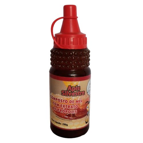 Composto de Mel com Extrato de Própolis - Apis Silvestre - Bisnaga 280g