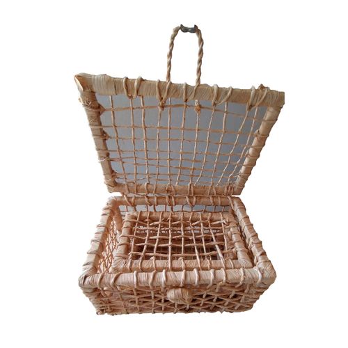 Porta Objetos em Palha - Artesanato Comunidade Capela - kit com 2 peças