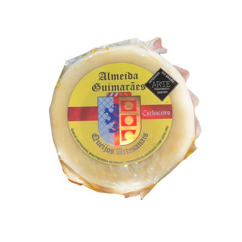Queijo Artesanal Mantiqueira de Minas Cachaceiro - Queijaria Almeida Guimarães - 10Kg