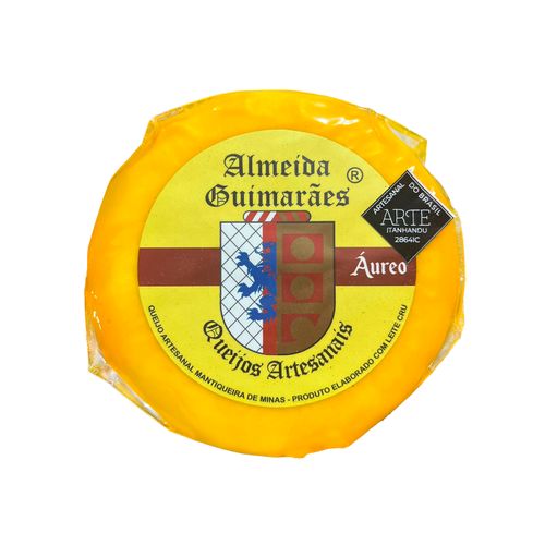Queijo Artesanal Mantiqueira de Minas Áureo - Queijaria Almeida Guimarães - 10Kg