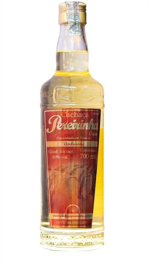 Cachaça Pereirinha Ouro, Amburana - Cachaça Pereirinha – 670ml - 12 Unidades
