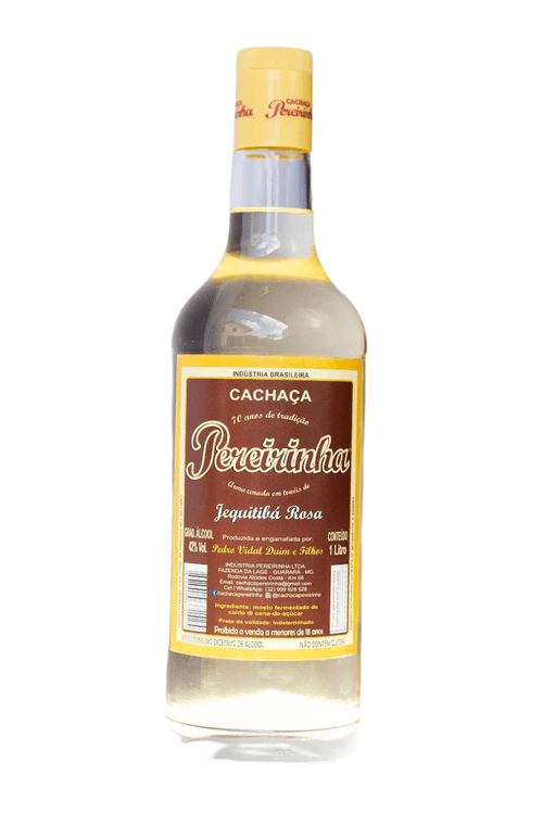 Cachaça Pereirinha Prata, Jequitibá Rosa - Cachaça Pereirinha – 1000ml – 10 Unidades