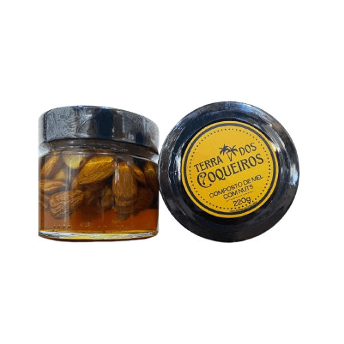 Composto de Mel com Nuts - Terra dos Coqueiros -  Vidro 220g