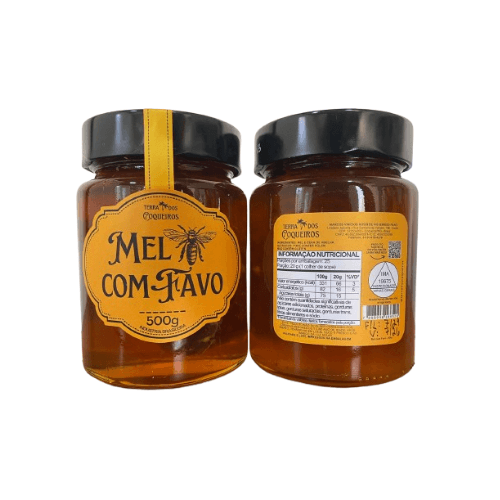 Mel com Favo - Terra dos Coqueiros - Vidro 500g