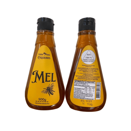 Mel Puro do Sul de Minas - Terra dos Coqueiros - Bisnaga 500g
