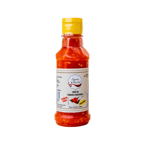 Patê de Pimenta Biquinho Tradicional - Iguaria Mineira -  6 unidades de 200g