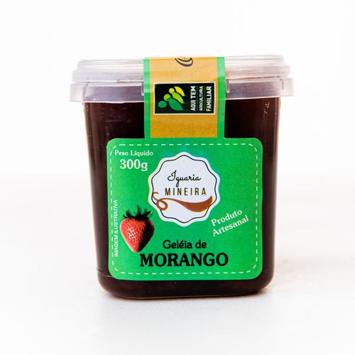 Geleia de  Morango  – Iguaria Mineira – 12 unidades de  300g