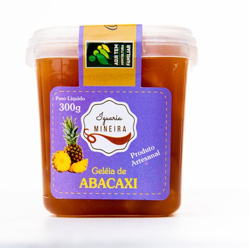 Geleia de Abacaxi - Iguaria Mineira - 12 unidades de 300g