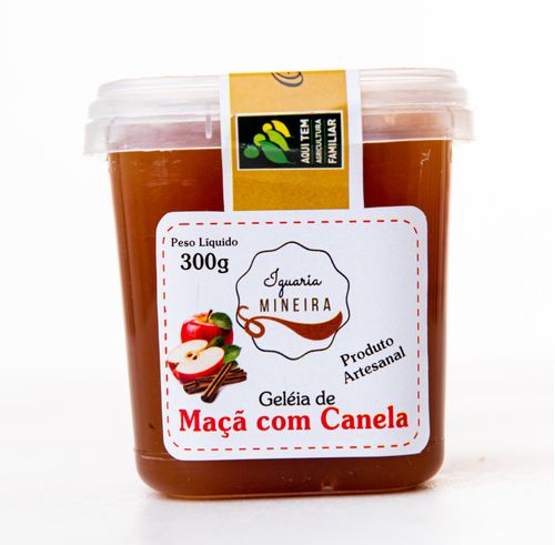 Geleia de Maçã com Canela - Iguaria Mineira - 12 unidades de 300g