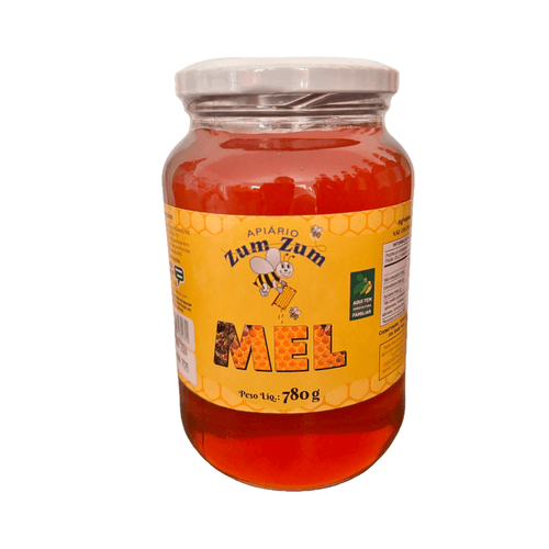 Mel puro pote de vidro Florada Silvestre - Apiário Zum Zum - 780g