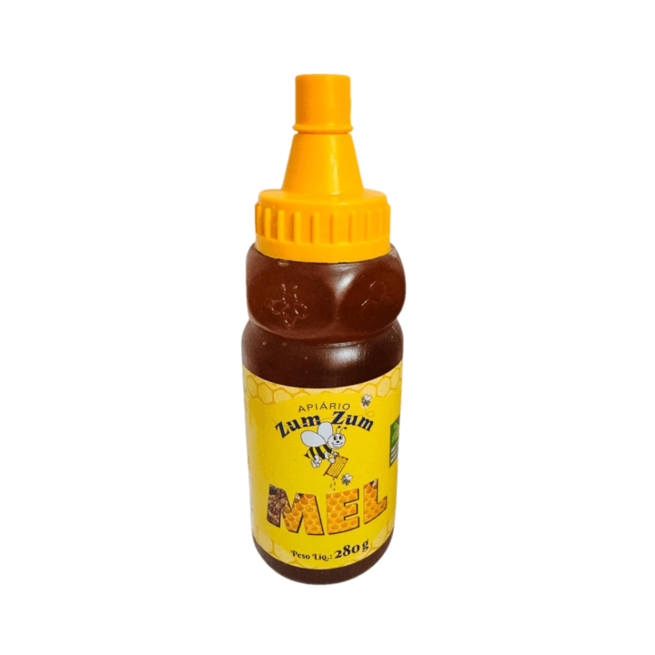 Mel puro em bisnaga Florada Eucalipto - Apiário Zum Zum - 280g - imagem 1
