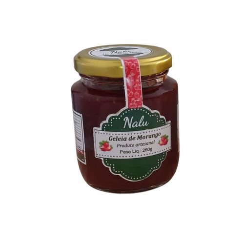 Geleia de morango artesanal - Nalu - 260g