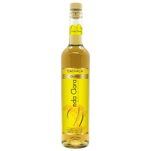 Cachaça Ouro (Carvalho americano) - Onda Clara - 500 ml
