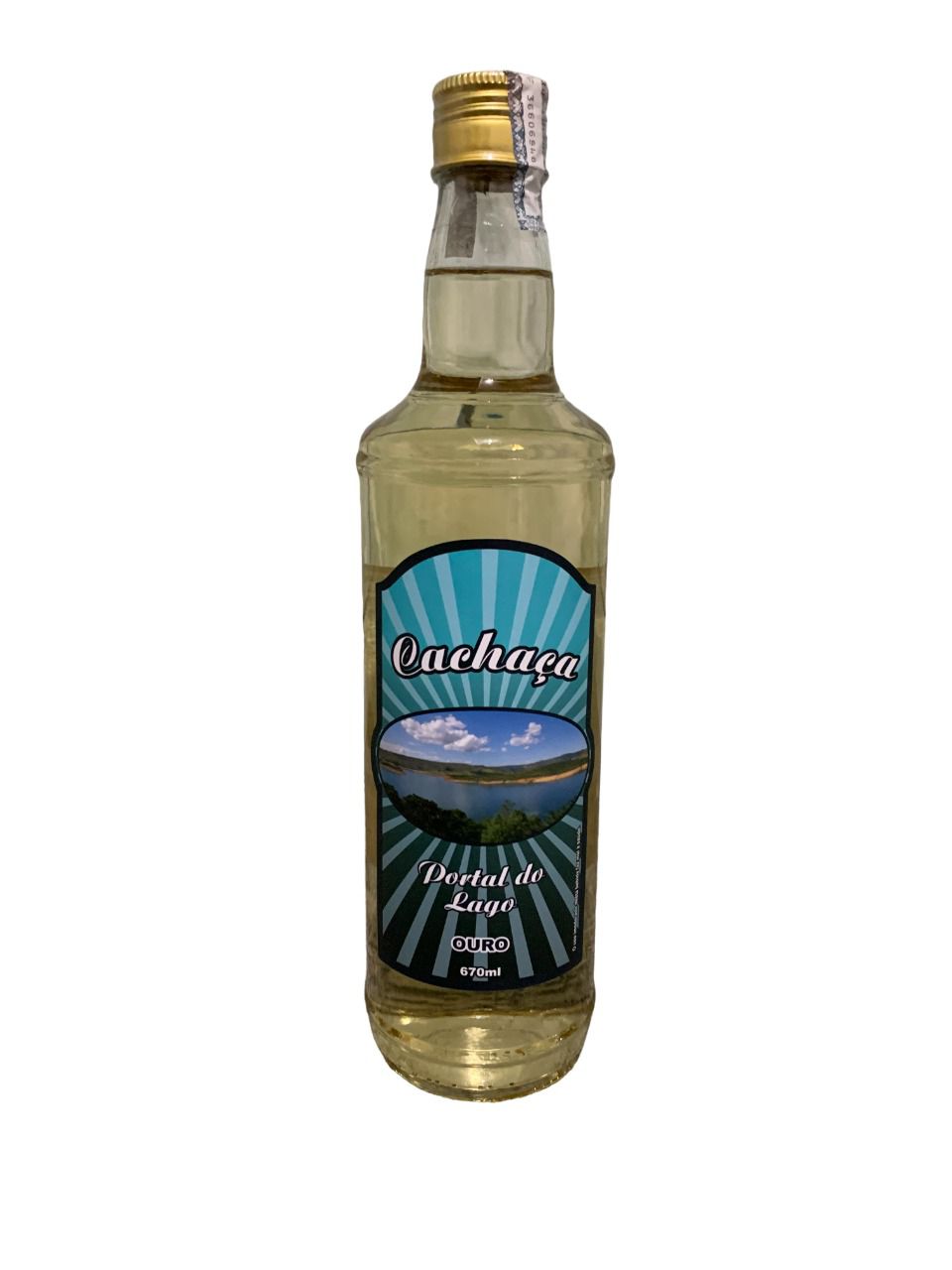 Cachaça de alambique Armazenada em tonel de Amburana de Córrego Fundo - Cachaça Portal do Lago - 670 ml - imagem 1