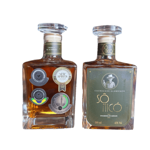 Cachaça Carvalho Premium - Cachaça Sô Nicó - 500ml