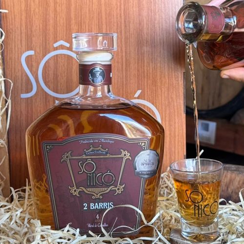 Cachaça 2 Barris - Cachaça Sô Nicó - 750ml
