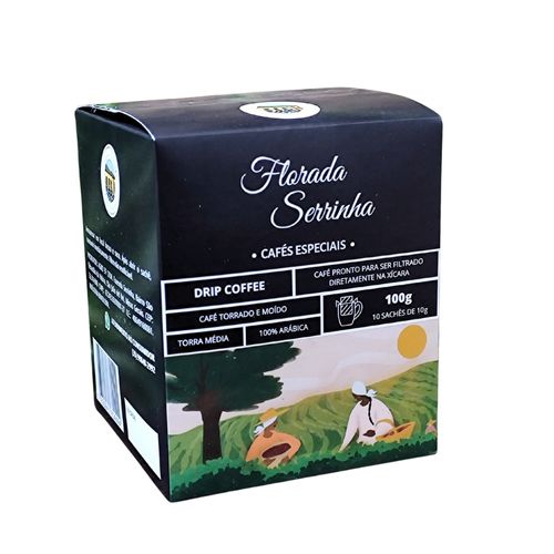 Drip Coffee - Torra Média - Florada Serrinha Cafés Especiais - 100g PREMIADO