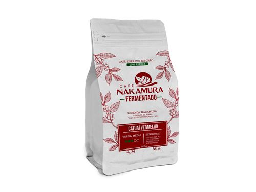 Café Fermentado em Grãos - Torra Média - 100% Arábica - Café Nakamura - 500g