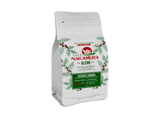 Café Blend  Moído  - Torra Média -  100% Arábica - Café Nakamura - 250g
