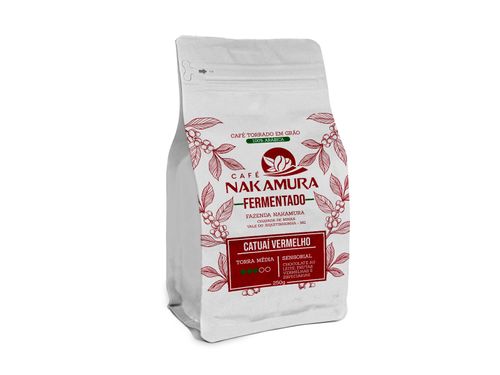 Café Fermentado em Grãos -  Torra Média - 100% Arábica - Café Nakamura - 250g