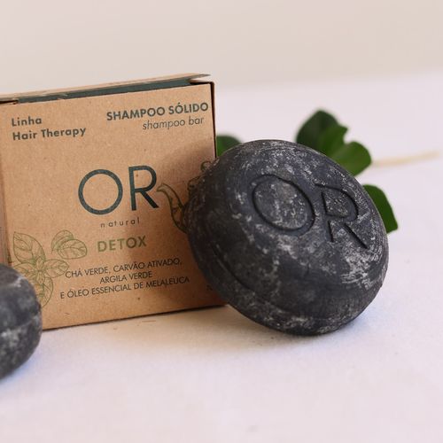 Shampoo Sólido Detox - OR Natural - Unidade de 70g