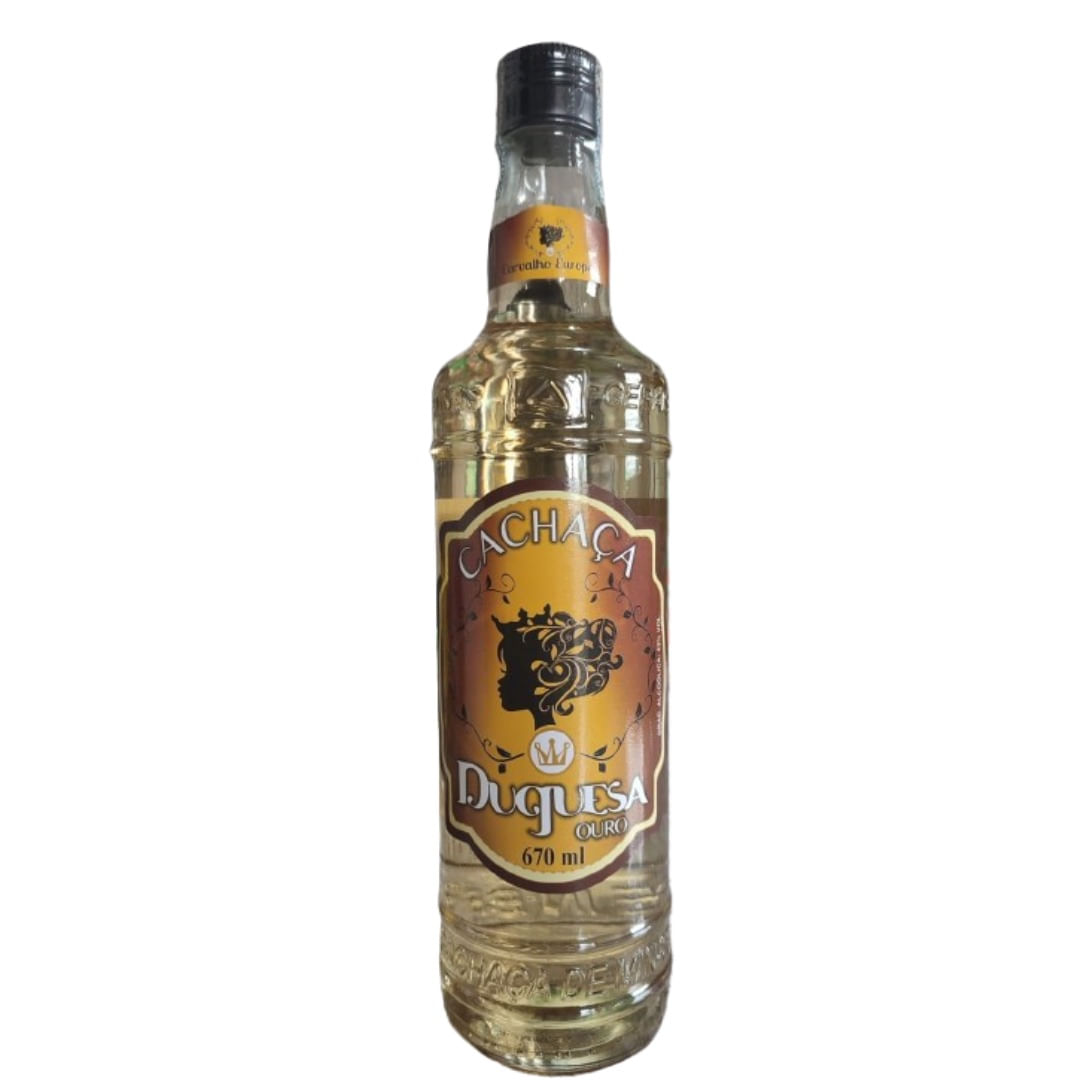 Cachaça Ouro Carvalho Europeu -  Cachaça Duquesa -  Caixa com 12 unidades de 670 ml - imagem 1