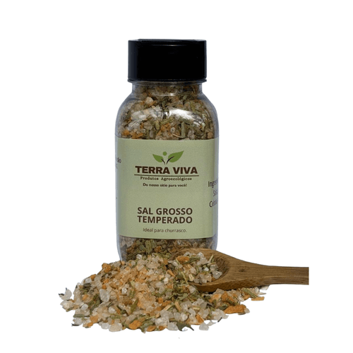 Sal Grosso Temperado - Terra Viva - Unidade de 200g