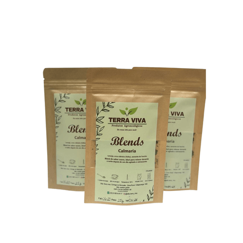 Kit Blend Calmaria - Terra Viva - 3 Unidades de 25g