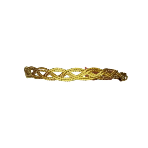 Gargantilha Trançada em Capim Dourado - Encantos Dourados - Unidade