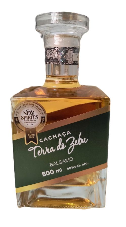 Cachaça Terra do Zebu Bálsamo - Terra do Zebu - 500ml - Premiada