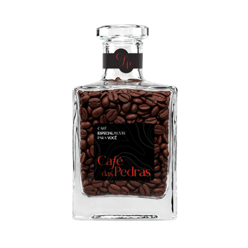 Café Especial Torra Média em grãos, Microlote Catuaí - Café das Pedras - Garrafa de 250g